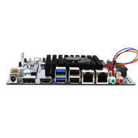 12th Gen Intel N100 Mini Pc placa base Barebone 4 núcleos 4 hilos 6com canal único tan Dimm DDR4 NAS N100 Mini ITX placa base
