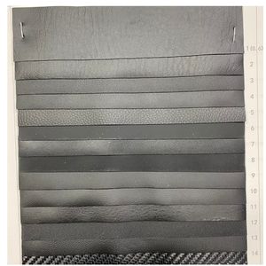 Pelle Sintetica Elastica Opaca Nera in PU, Materiale Impermeabile per Rivestimenti Sedili Auto, Moto, Biciclette e Mobili - Product Image 2