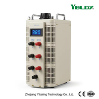 Vente chaude pas cher TSGC régulateur de tension triphasé/variac/transformateur variable 9kva pour l'industrie tension réglable