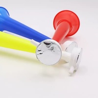 Trompettes de supporter pliables écologiques pour enfants, en ABS/PS, finition polie, multi-tonalités, pour le football