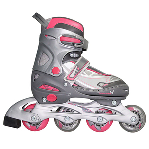 Scarpe da <span class=keywords><strong>pattinaggio</strong></span> in linea semimorbide regolabili di alta qualità per bambini bambini adolescenti Junior 3-14 anni neonate - Product Image 2