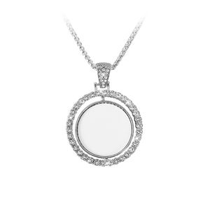 Süblimasyon boşlukları kolye kolye moda kadınlar genç kız takısı özel baskı kolye - Product Image 1