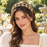Serre-tête Éblouissant et Tendance, Pince à Cheveux Scintillante, Bandeau Classique Brillant pour Femme pour Occasions Formelles