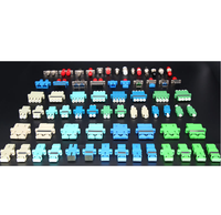 Coupleur de fibre optique simple ou double SC/FC/LC/ST UPC/APC, adaptateur de fibre optique
