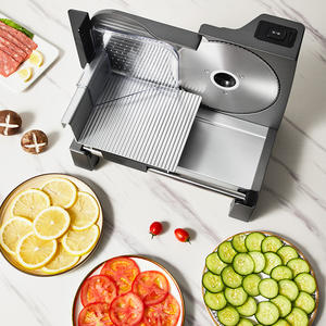 Machine à trancher la viande <span class=keywords><strong>pliable</strong></span>, <span class=keywords><strong>trancheuse</strong></span> à viande <span class=keywords><strong>électrique</strong></span>, <span class=keywords><strong>trancheuse</strong></span> à aliments de charcuterie avec deux lames amovibles en acier inoxydable - Product Image 5