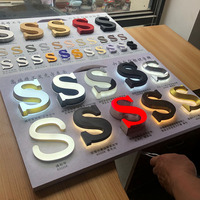 Enseigne personnalisée rétroéclairée extérieure avec logo LED Lettre de canal éclairée en 3D Publicité Enseigne lumineuse LED néon personnalisée Bâtiments