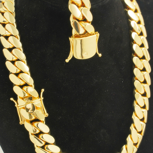 Collar de Lujo y Estilo de Moda Hop Jewelry, Collar Cubano Súper Grande, Cadena Cubana Miami de Eslabones Grandes - Product Image 6