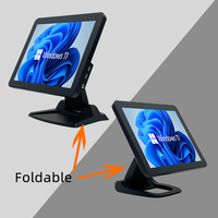 Equipo POS con pantalla táctil de 15 pulgadas, adecuado para equipos POS todo en uno en restaurantes y máquinas POS en supermercados.