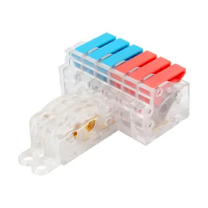 N4MT14 1 In 4 Out 1 In 4 Out 250V 32A 10mm Different Lever Color Can Be Customized Wire Connector Cable Terminal Block