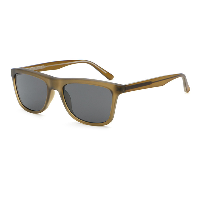C6 Sand Transparent Olive Green FrameAll Gray Lens