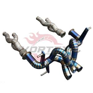 Échappement Catback VORTEX Burnt Rainbow Titanium Valvetronic pour Lamborghini Aventador LP740 2016-2021, son de course, fixation directe - Product Image 5