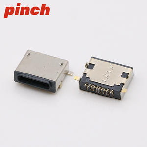 Connecteur femelle Type C 6p 14p 16p, prise USB, contact en cuivre plaqué or, isolateur LCP, charge rapide, haute définition - Product Image 3