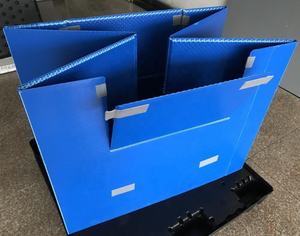 מיכל פלסטיק גלי גדול בנפח 1000 ליטר, ידידותי לסביבה, עשוי HDPE - Product Image 4