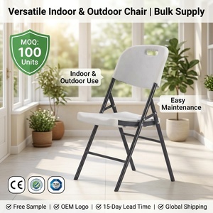 Vente directe d'usine, chaises pliantes en plastique certifiées BSCI, sièges pour événements - Product Image 5