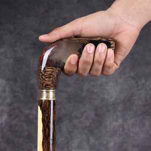 ปรับปรุงสมดุลและความมั่นใจในการเดินด้วยไม้เท้าทำจากเรซินและไม้ ดีไซน์ตามหลักสรีรศาสตร์ - Product Image 6