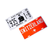 Plaque signalétique métallique personnalisée en acier inoxydable et aluminium, résistante aux rayures, plaque signalétique imprimée UV 3D, anti-corrosion, finition par cuisson