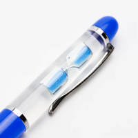 Flotteur Aqua flottant paillettes stylo personnalisé flotteur liquide sable minuterie sablier stylo nouveauté flottant Promotion stylo pour cadeaux