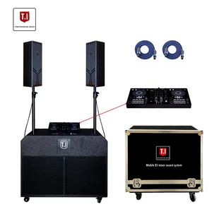 2023 Neue 2-Wege-Dual-18-Zoll-DJ-Pa-Großlautsprecherbox Profession elles Audio-Soundsystem für den Außenbereich