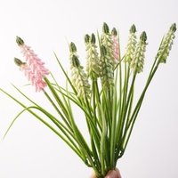 Bunga Hyacinth Buatan yang Sangat Direkomendasikan, 30cm, Plastik, Warna Pink, untuk Dekorasi Rumah, Pesta, dan Pernikahan