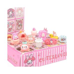 Lot de 12 figurines de jouets pour enfants, boîte surprise amusante à perforer pour la résine, récompenses pour étudiants, poupées de loterie, petits articles de stand - Product Image 5