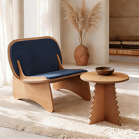 Table basse d'appoint en bois moderne pour salon, design chinois, avec structure à mortaise et tenon en bois, vente en gros