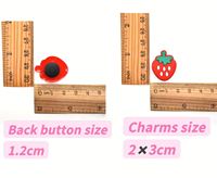 Breloques en gros pour ustensiles de cuisine, nouveau design, breloques pour chaussures de cuisine, épingles pour sabots de cuisine, décorations de chaussures en caoutchouc PVC
