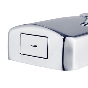 Dispensador de Desinfetante para Mãos Montado na Parede para Hotel, Dispensador Manual de Sabão Líquido em Aço Inoxidável - Product Image 3