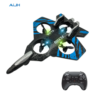 Avion télécommandé AiJH à vol stationnaire automatique 360 °   <span class=keywords><strong>Hélicoptère</strong></span> télécommandé anti-chute avec fonction de rotation et éclairage, avion RC - Product Image 1