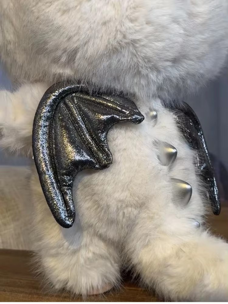 ポップマートオリジナルジモモ雲の中の本物の天使白いビニール人形2.0