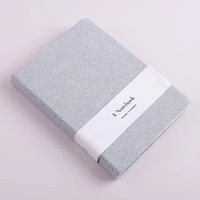 Geschäftliches Büro- und Studenten-Geschenk: Flachliegendes 180-Grad-Schreibtagebuch, Hardcover-Leinen-Notizbuch A5, Tägliches Journal