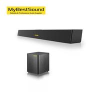 Système de barre de son home cinéma 2.1 canaux 140W avec caisson de basses filaire et 7 haut-parleurs BT5.0 pour des basses puissantes