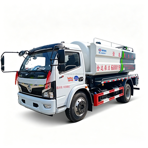 Camión de Succión de Aguas Residuales de Servicio Mediano de 8000 Litros, Camión Combinado para Limpieza de Alcantarillado y Succión de Lodos - Product Image 1