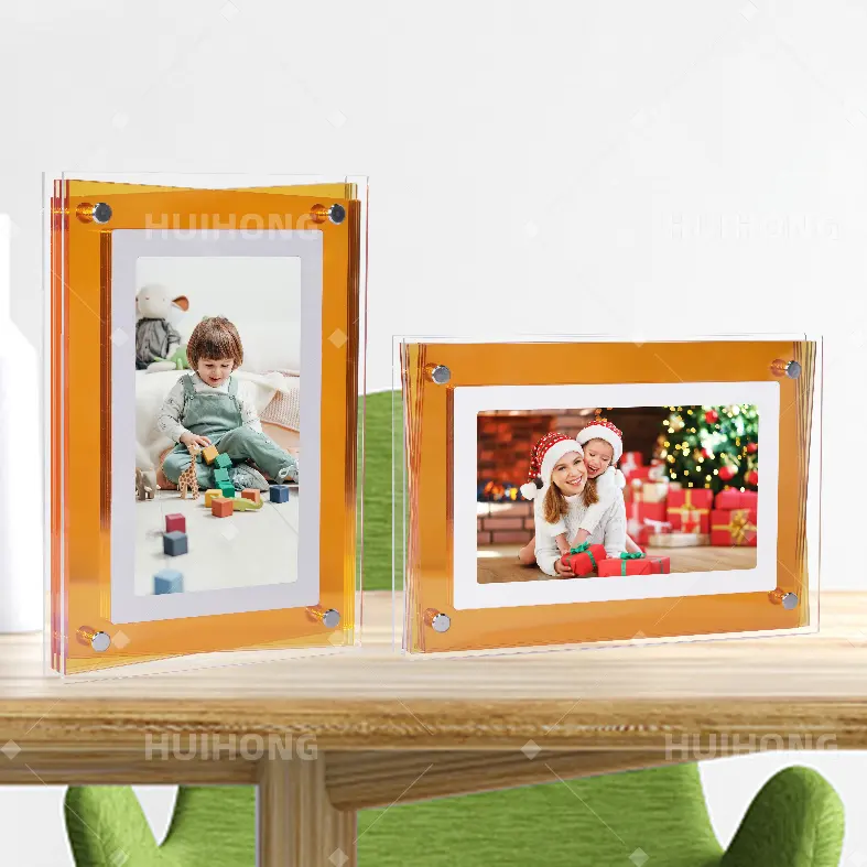 The World's First Advanced Soft Furnishings Home Accessories Electronic Picture Video Acrylic Digital Photo Frame