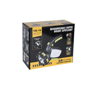 Lampe de poche LED rechargeable Hc268, batterie 2000 mAh, randonnée, camping, lumière d'urgence - Product Image 5