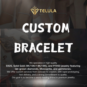 Exquisite Synthetic Diamond <strong>Bangle</strong> 14k <strong>Solid</strong> <strong>Gold</strong> Lab Grown Diamond Lab Grown Diamond Tennis Bracelet - Product Image 6