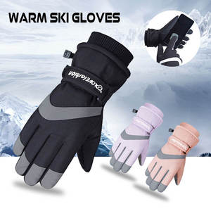 Gants de ski d'hiver à écran tactile, gants de cyclisme d'hiver personnalisés, gants de conduite sur neige imperméables et coupe-vent, durables et écologiques - Product Image 1