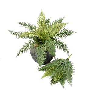 Pianta Artificiale <span class=keywords><strong>in</strong></span> <span class=keywords><strong>Vaso</strong></span> Effetto Giungla, Pianta Artificiale Real Touch per Decorazione Soffitto, Bouquet Finto da Tavolo, <span class=keywords><strong>Felci</strong></span> Simulate - Product Image 1