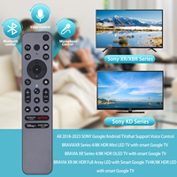 Control remoto por voz para Sony Bravia compatible con Sony Smart 4K 8K HD TV XR KD Series, con 4 botones de acceso directo