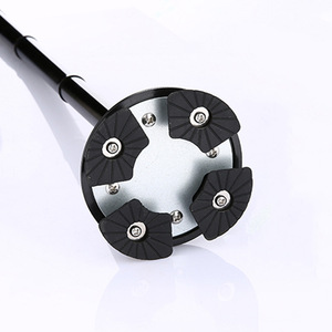 Collapsible Aluminum Alloy <b>Walking</b> <b>Stick</b> With Light Black 4 Section Telescopic For Elderly Portable Hiking Poles - Product Image 3