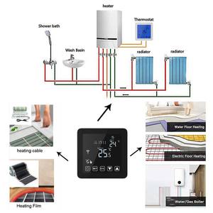 Laagspanning 24V Of Aanpassen Van Digitale 0-10V Thermostaat Tuya Wifi Controle Smart Home Systeem Ventilator Coil Unit Thermostaat - Product Image 6