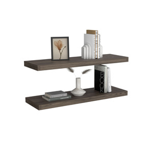 Ecco Juego de 2 estantes flotantes de 31.5 pulgadas de ancho, decoración de pared, estanterías para libros, para dormitorio y baño - Product Image 6