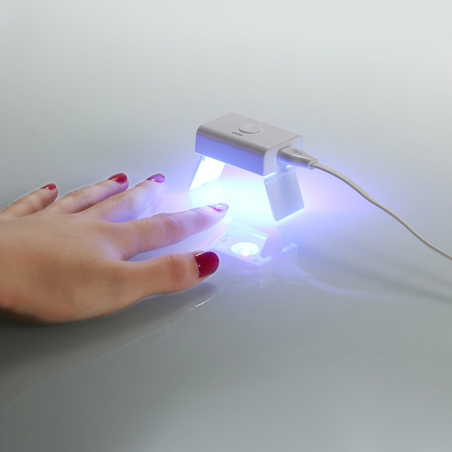 The Best Selling Products 3w Power Fast Curing Gel Led Light Mini Uv Nail Lamp for One Finger Use