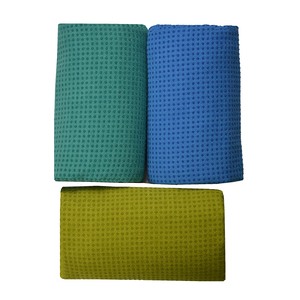 350gsm Giá Rẻ Thêu Logo Hot Yoga Khăn Sợi Nhỏ Không Trượt Không Có Dấu Chấm - Product Image 4