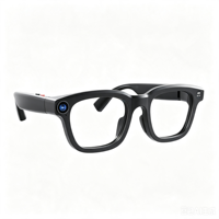 Gafas Inteligentes con Cámara de 800W para Video y Foto, Traducción por IA, Patillas Ajustables, Fuente de Alimentación Externa Opcional