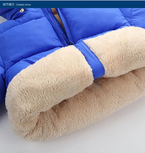 Veste <span class=keywords><strong>d</strong></span>'hiver en duvet imperméable à capuche personnalisée pour enfants garçons filles vêtements <span class=keywords><strong>d</strong></span>'extérieur épais et chauds veste respirante à bouffant - Product Image 5