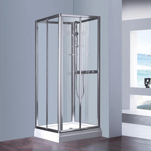 Ensemble complet de salle de bain d'angle, kit complet de <span class=keywords><strong>douche</strong></span> en verre <span class=keywords><strong>avec</strong></span> panneau mural de <span class=keywords><strong>douche</strong></span> - Product Image 2