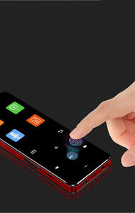 เครื่องเล่น MP3 หน้าจอสัมผัสแบบเต็มหน้าจอ ทำจากโลหะผสมสังกะสี คุณภาพเสียงแบบไม่สูญเสีย เครื่องเล่นเพลงพกพา เครื่องเล่นเสียงสำหรับนักเรียน รองรับการ์ด TF - Product Image 3