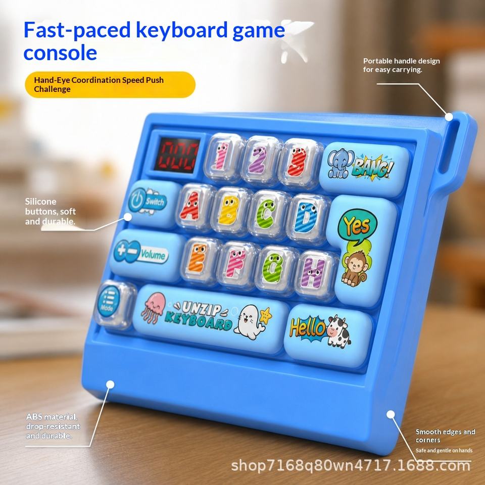 New Keyboard-style Arcade Game Machinepress-and-play Brain-training ...