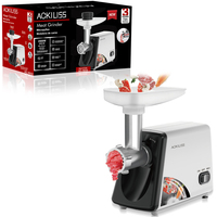 Hachoir à viande ACKILISS ACL-96352, 2500W, lame en acier inoxydable, pour la préparation de la viande à la maison