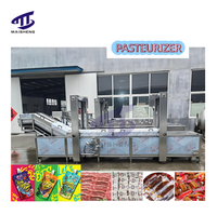 Machine de pasteurisation Flash/bain d'eau pour jus lait cidre sauce tomate basse température boisson gelée mise en conserve et sacs ligne de traitement